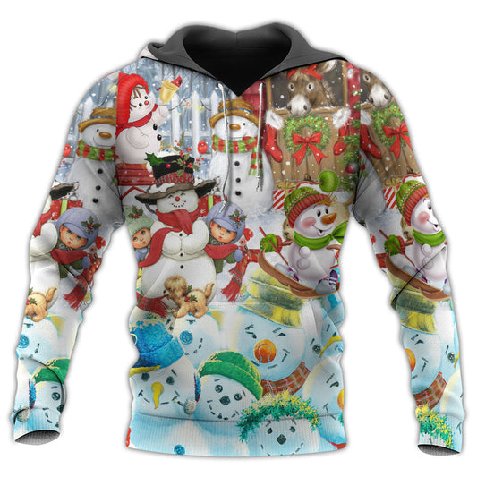 Winter Farm Snowman Holiday Hoodie For Holiday Vacations Winter Events And Everyday Comfort