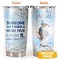 Penguin Someone Just Need A High Five Personalized 20 Oz Tumbler For Coffee Travel And Daily Drinks