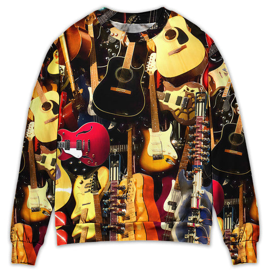 Guitar Music Sweater For Festival Travel Adventures And Creative Gift Giving