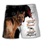 German Shepherd Cool Dog Design Various Beach Shorts Print Detail For Beach Activities And Vacation Wear