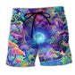 Hippie Nature Is My Home Beach Shorts Print Detail For Thoughtful Gift Giving