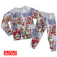Merry Christmas Santa Holiday Arrival Long Sleeve Pajamas Set For Festive Sleepovers And Family Photos