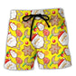 Christmas Santa Snowman Gingerbread Beach Shorts For Summer Vacations And Comfortable Daily Use