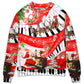 Christmas Music Celebration Sweater For Family Gatherings Winter Travel And Everyday Seasonal Comfort