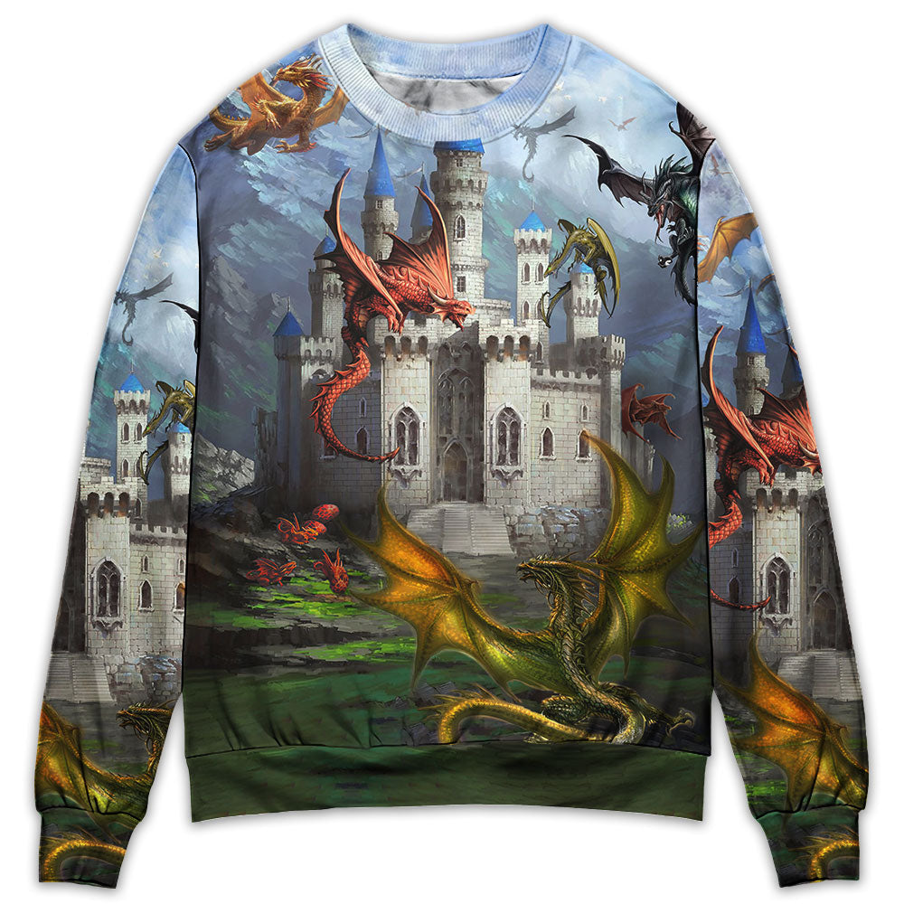 Dragon Sweater For Nature Inspired Fashion Events And Relaxed Everyday Comfort