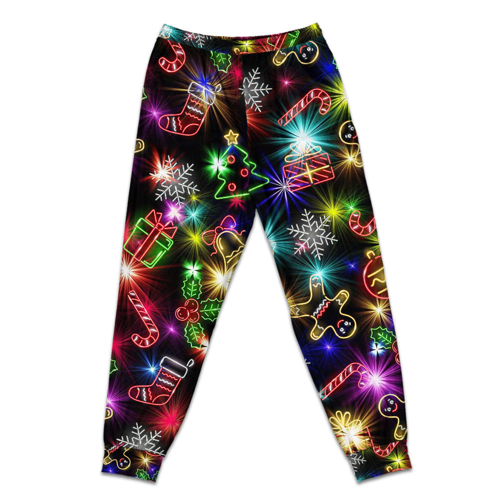 Christmas Tree Gifts Cookies And Gingerbread Short Sleeve Pajamas Set For Winter Nights And Thoughtful Gifting