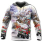 Christmas Car Run Holiday Cheer Hoodie For Holiday Gatherings Winter Travel And Seasonal Gifting
