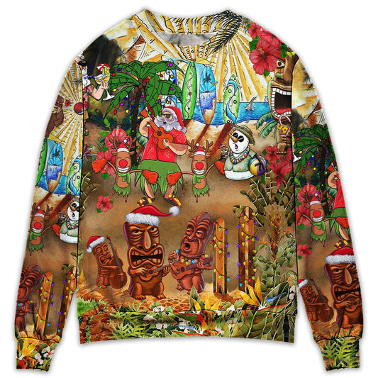 Christmas Hawaiian Holiday Sweater For Festive Events Weekend Outings And Comfortable Winter Style