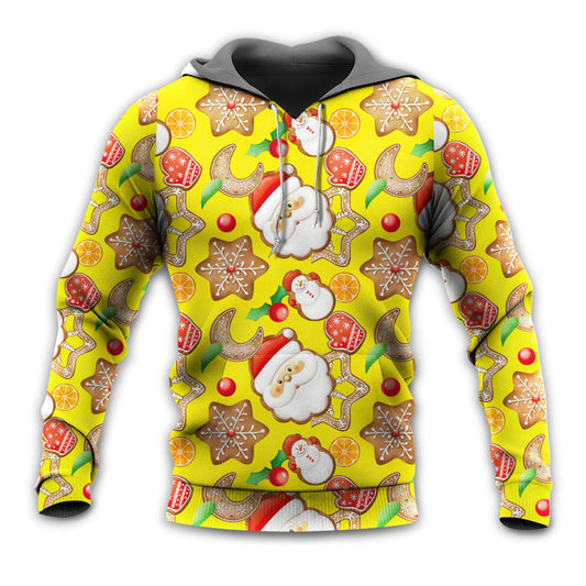 Christmas Santa Snowman Gingerbread Sweet Hoodie For Holiday Vacations Winter Events And Everyday Comfort