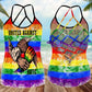 United Against Hate Hollow Tank Top For Fitness Activities And Relaxed Style