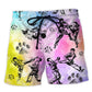 Karate And Dog Lover Fun Beach Shorts For Poolside Relaxation And Summer Adventures
