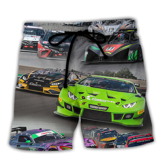 Car Racing Beach Shorts For Coastal Adventures And Everyday Comfort