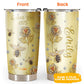 Queen Bee Jewelry Golden Personalized 20 Oz Tumbler For Coffee Travel And Daily Drinks