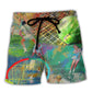 Colorful Tennis Beach Shorts For Coastal Adventures And Travel Ready Comfort
