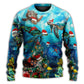 Turtle Christmas Ocean Sweater For Festive Parties Family Photos And Comfortable Seasonal Wear