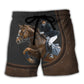 Horse Dressage Lover Racing - Beach Short Reefox - Owls Matrix LTD