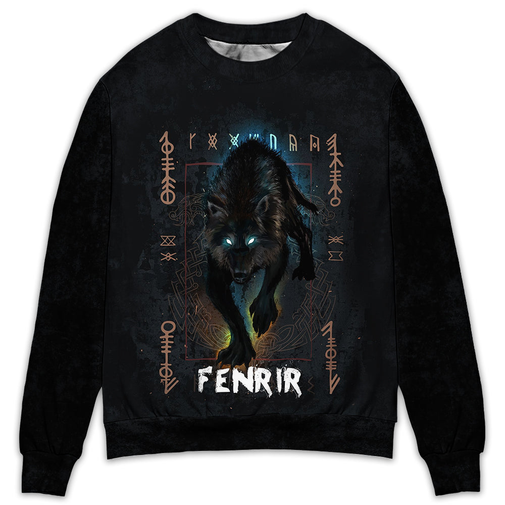 Viking Wolf Mythic Power Sweater For Outdoor Events Travel And Everyday Comfort