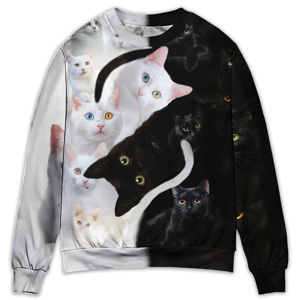Playful Cat Sweater For Outdoor Activities Weekend Trips And Relaxed Everyday Outfits