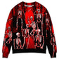 Skull Action Figure Sweater For Halloween Events Weekend Outings And Creative Gift Giving