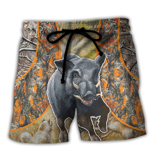 Hunting Beach Shorts For Casual Day Trips And Leisure And Relaxation