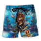 Mermaid Queen Beach Shorts For Tropical Holidays And Travel Ready Comfort