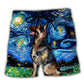 German Shepherd Stylish Dog Beach Shorts Design View For Summer Events And Coastal Getaways