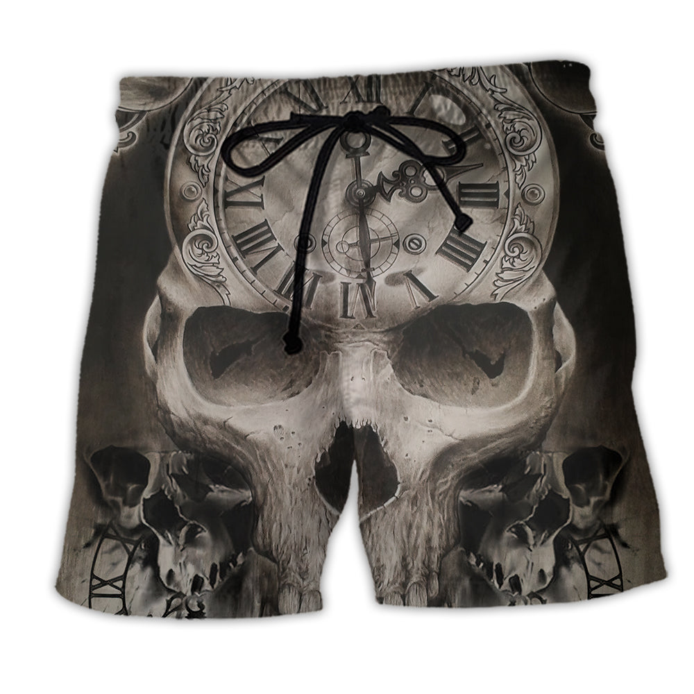 Skull Beach Shorts For Weekend Travel And Relaxed Casual Wear
