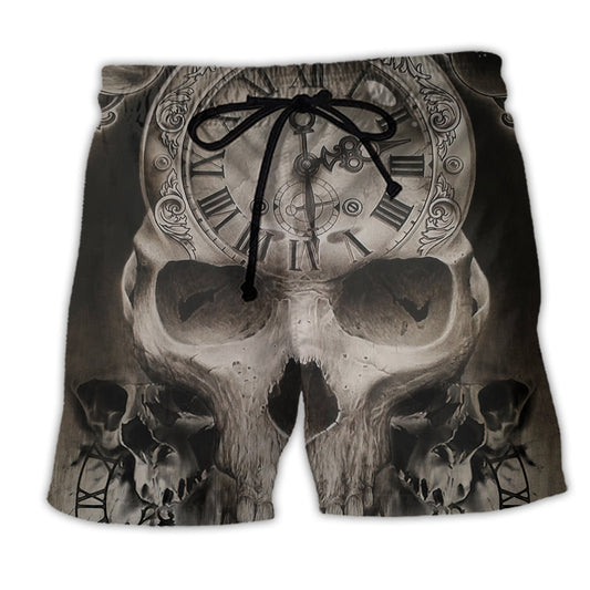 Skull Beach Shorts For Weekend Travel And Relaxed Casual Wear