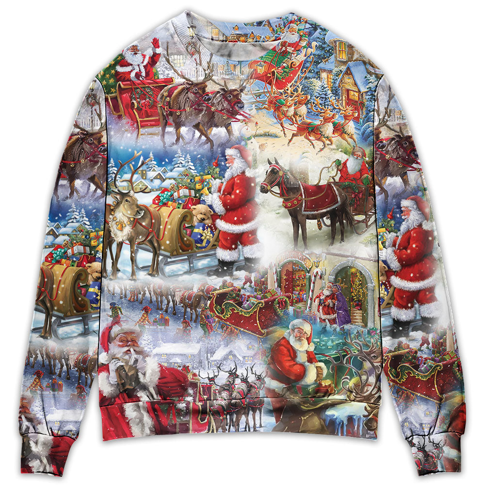Christmas Magic Celebration Sweater For Festive Family Events Casual Wear And Holiday Gift Giving