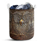 Small Size Owl Vintage Laundry Basket For Bathroom Bedroom Storage