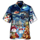Snowman Christmas Family Light Hawaiian Shirt Design View For Resort Travel And Thoughtful Gifting