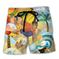 Coastal Rugby Beach Shorts For Coastal Adventures And Relaxed Casual Wear