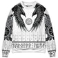 Viking Black Runic Raven Nordic Sweater For Weekend Adventures Outdoor Events And Thoughtful Gifts