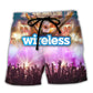 Music Festival Vibe Style Beach Shorts For Resort Trips And Weekend Wear