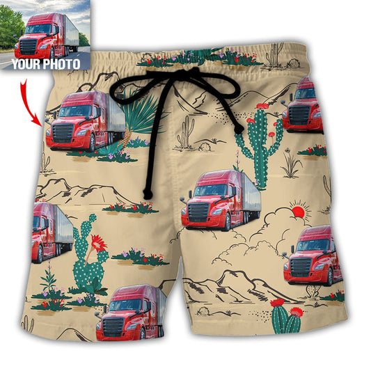 Desert Truck Beach Shorts For Casual Day Trips And Versatile Outdoor Wear