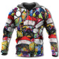 Colorful Christmas Dog Love Hoodie For Festive Family Moments Winter Wear And Holiday Gift Ideas