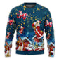 Christmas Bear Santa Happy Holiday Sweater For Festive Parties Family Photos And Comfortable Seasonal Wear