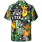 Tropical Funny Golf Taco Hawaiian Shirt For Coastal Travel, Casual Events, And Comfortable Summer Wear
