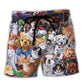 Dog Cat Beach Shorts For Tropical Holidays And Comfortable Daily Use