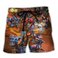 Horse Harness Racing Racing Beach Shorts For Resort Getaways And Travel Ready Comfort