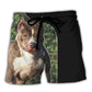 Pitbull Camo Strong Best Dog Dad Personalized Beach Shorts For Pet Lover Outdoor Comfort