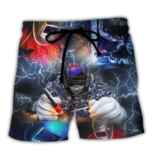 Welder Beach Shorts For Tropical Holidays And Thoughtful Gift Giving