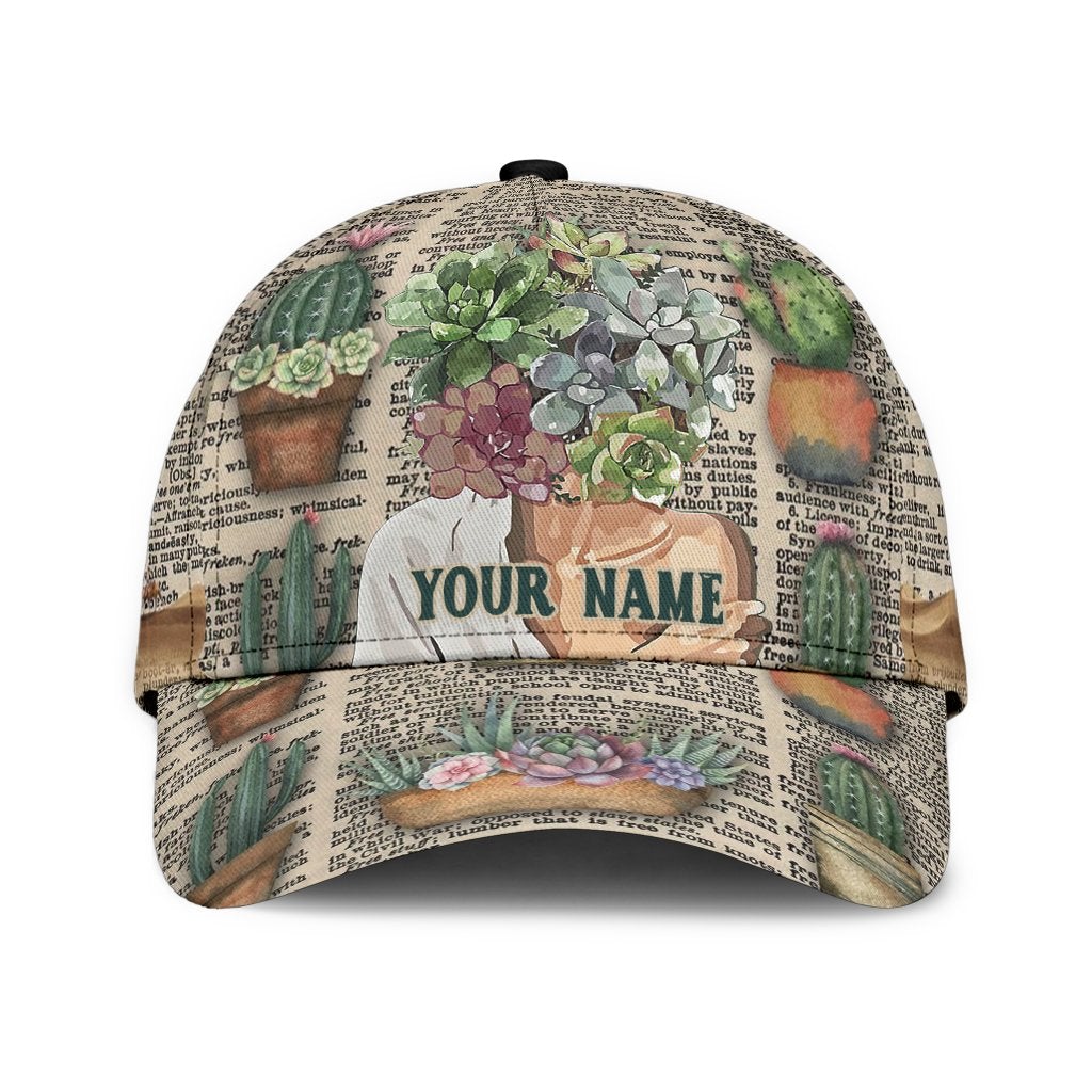 Custom Gardening Personalized Name Classic Cap For Parties Vacations And Relaxed Daily Outfits