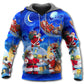 Magic Christmas Santa Town Night Hoodie For Seasonal Parties Casual Wear And Thoughtful Holiday Gifts