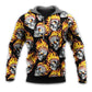 Skull Fire Energy Hoodie For Gothic Streetwear Night Events And Bold Everyday Style