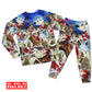Rooftop Santa Christmas Eve Long Sleeve Pajamas Set For Christmas Sleepwear And Family Lounging
