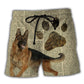 German Shepherd Cool Dog Design Various Beach Shorts Artwork Detail For Tropical Travel And Everyday Wear