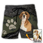 Dog My Sweet Friend Beach Shorts Print Detail For Thoughtful Gift Giving