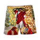 Christmas Jesus Christmas Magic Beach Shorts For Festive Outdoor Style