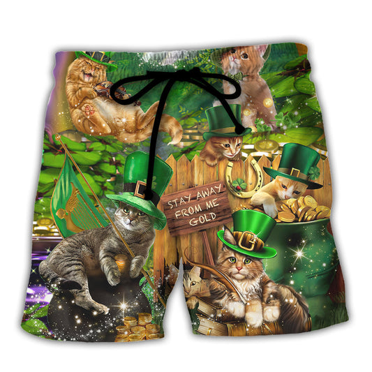 Irish Cat Beach Shorts For Warm Weather Outings And Laid Back Styling